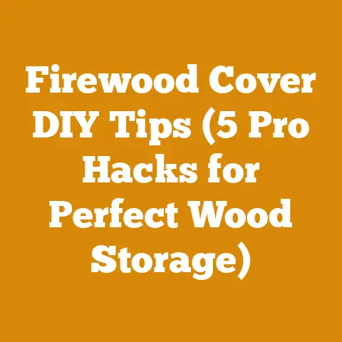 Firewood Cover DIY Tips (5 Pro Hacks for Perfect Wood Storage)