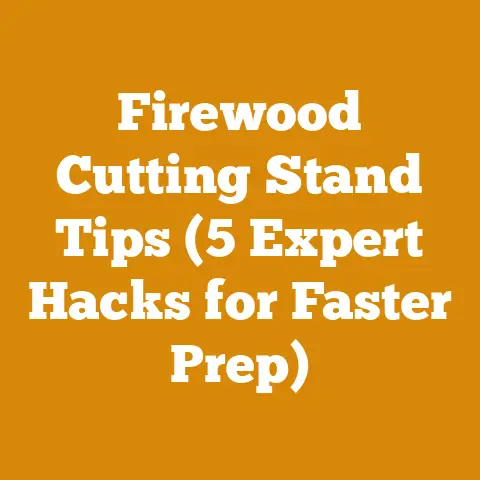 Firewood Cutting Stand Tips (5 Expert Hacks for Faster Prep)