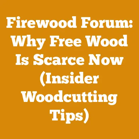 Firewood Forum: Why Free Wood Is Scarce Now (Insider Woodcutting Tips)