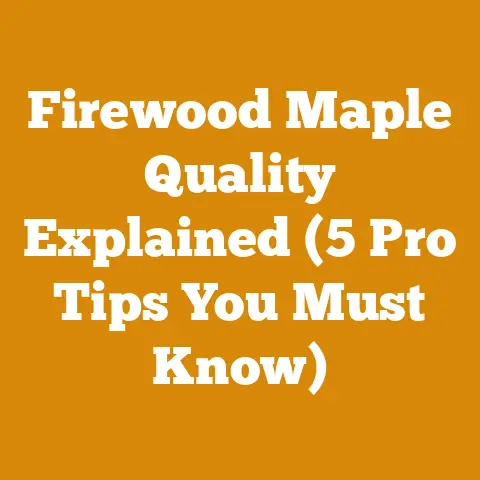 Firewood Maple Quality Explained (5 Pro Tips You Must Know)