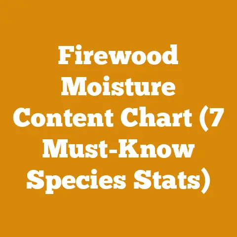 Firewood Moisture Content Chart (7 Must-Know Species Stats)