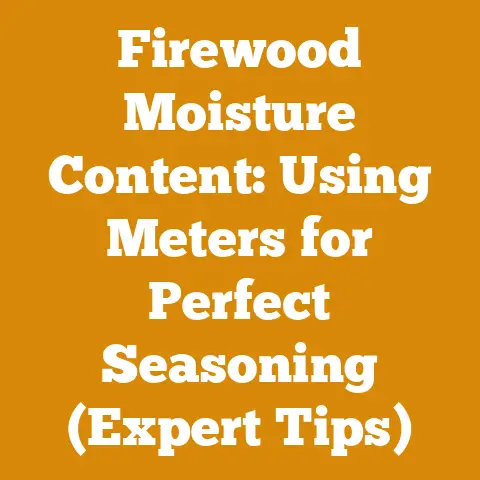 Firewood Moisture Content: Using Meters for Perfect Seasoning (Expert Tips)