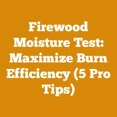 Firewood Moisture Test: Maximize Burn Efficiency (5 Pro Tips)