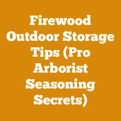 Firewood Outdoor Storage Tips (Pro Arborist Seasoning Secrets)
