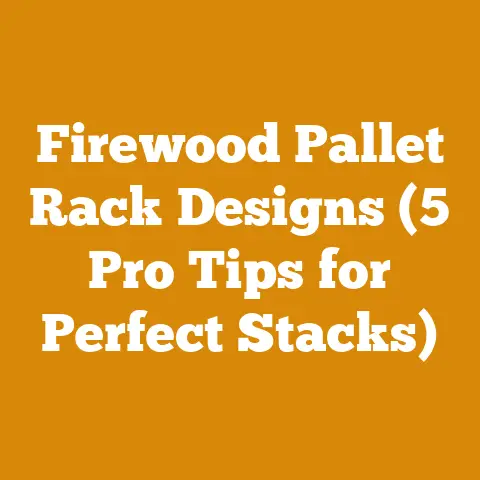 Firewood Pallet Rack Designs (5 Pro Tips for Perfect Stacks)