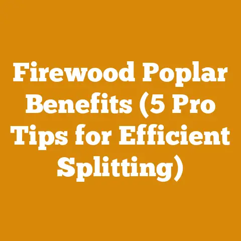 Firewood Poplar Benefits (5 Pro Tips for Efficient Splitting)