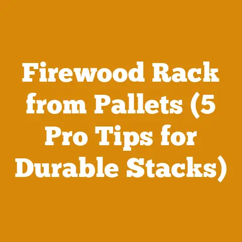 Firewood Rack from Pallets (5 Pro Tips for Durable Stacks)