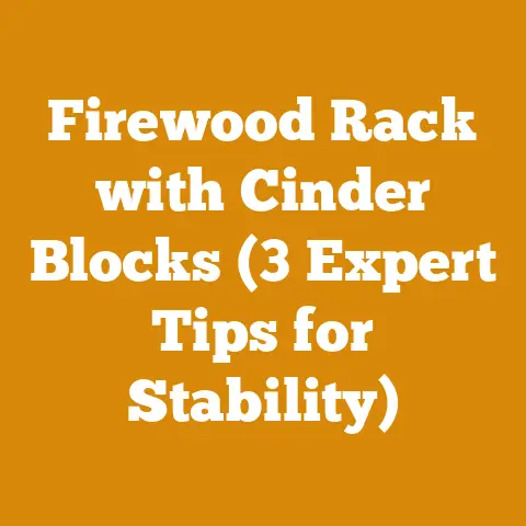 Firewood Rack with Cinder Blocks (3 Expert Tips for Stability)