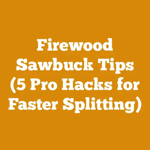 Firewood Sawbuck Tips (5 Pro Hacks for Faster Splitting)