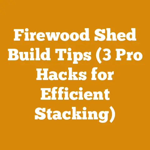 Firewood Shed Build Tips (3 Pro Hacks for Efficient Stacking)