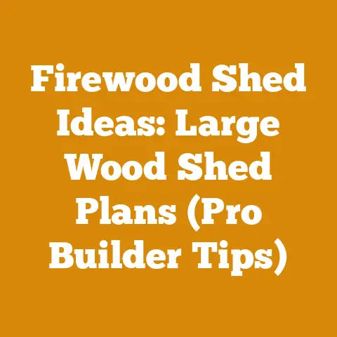 Firewood Shed Ideas: Large Wood Shed Plans (Pro Builder Tips)