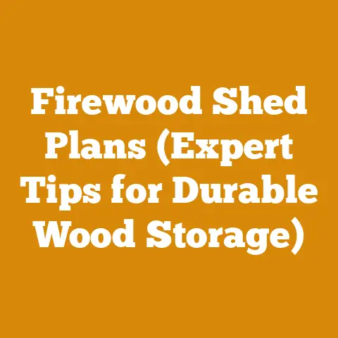 Firewood Shed Plans (Expert Tips for Durable Wood Storage)