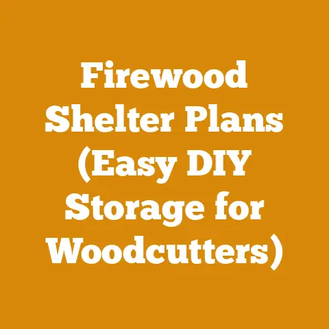 Firewood Shelter Plans (Easy DIY Storage for Woodcutters)