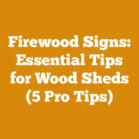 Firewood Signs: Essential Tips for Wood Sheds (5 Pro Tips)