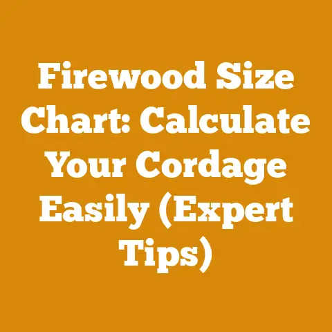Firewood Size Chart: Calculate Your Cordage Easily (Expert Tips)