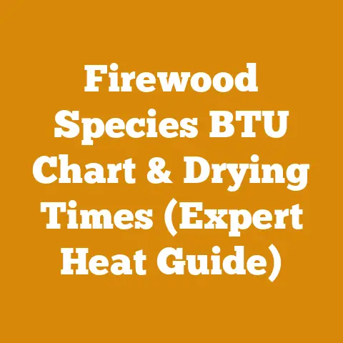 Firewood Species BTU Chart & Drying Times (Expert Heat Guide)