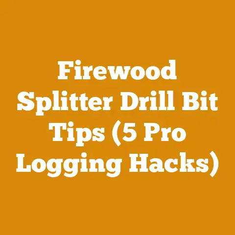 Firewood Splitter Drill Bit Tips (5 Pro Logging Hacks)