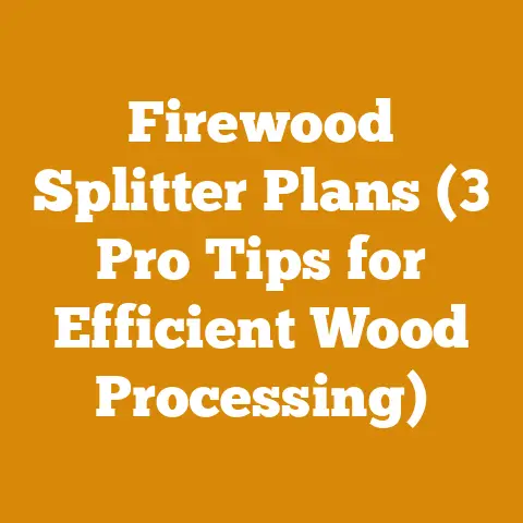 Firewood Splitter Plans (3 Pro Tips for Efficient Wood Processing)
