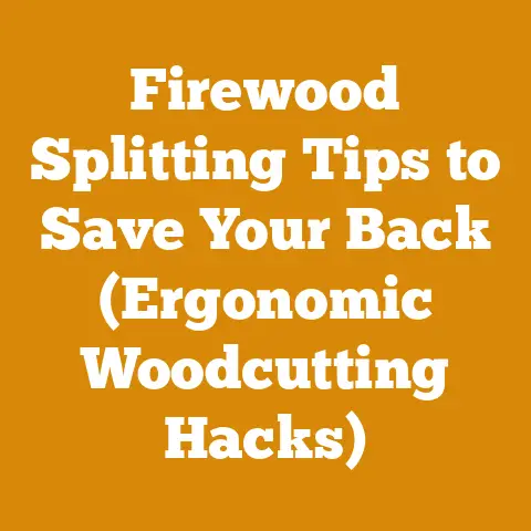 Firewood Splitting Tips to Save Your Back (Ergonomic Woodcutting Hacks)