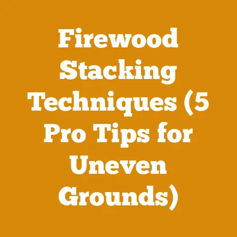 Firewood Stacking Techniques (5 Pro Tips for Uneven Grounds)