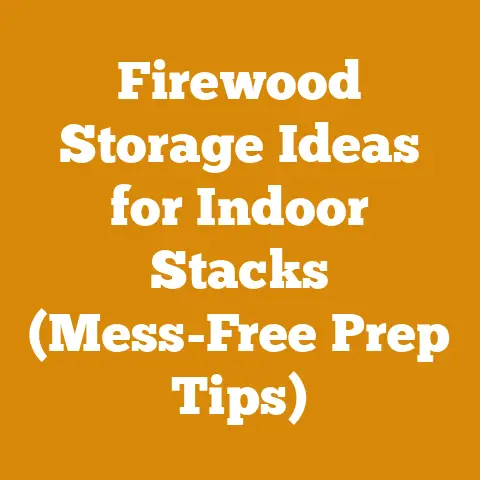 Firewood Storage Ideas for Indoor Stacks (Mess-Free Prep Tips)