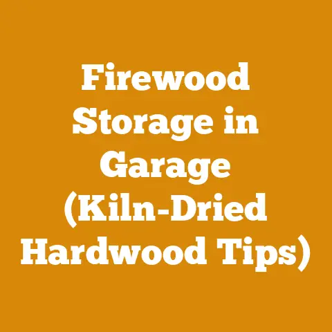 Firewood Storage in Garage (Kiln-Dried Hardwood Tips)
