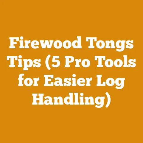 Firewood Tongs Tips (5 Pro Tools for Easier Log Handling)