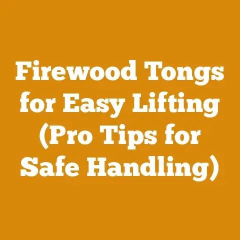 Firewood Tongs for Easy Lifting (Pro Tips for Safe Handling)