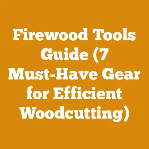 Firewood Tools Guide (7 Must-Have Gear for Efficient Woodcutting)