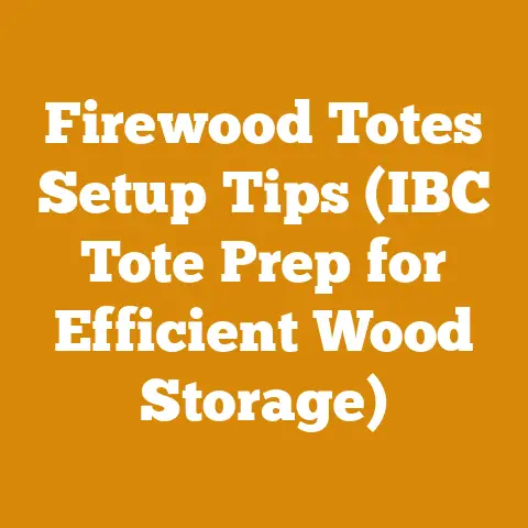Firewood Totes Setup Tips (IBC Tote Prep for Efficient Wood Storage)