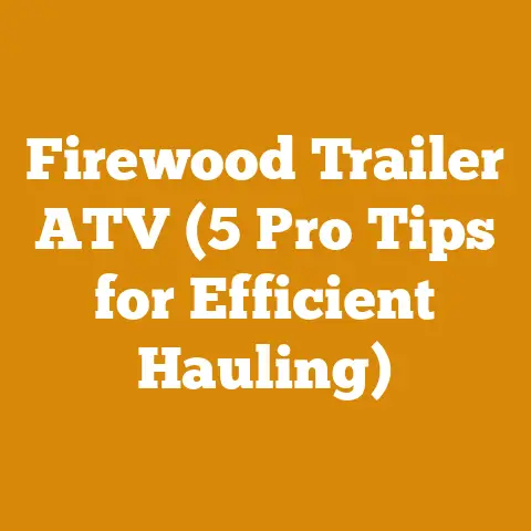 Firewood Trailer ATV (5 Pro Tips for Efficient Hauling)