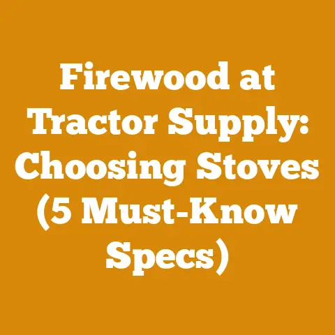 Firewood at Tractor Supply: Choosing Stoves (5 Must-Know Specs)
