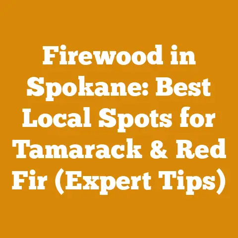 Firewood in Spokane: Best Local Spots for Tamarack & Red Fir (Expert Tips)