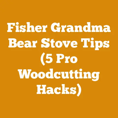 Fisher Grandma Bear Stove Tips (5 Pro Woodcutting Hacks)