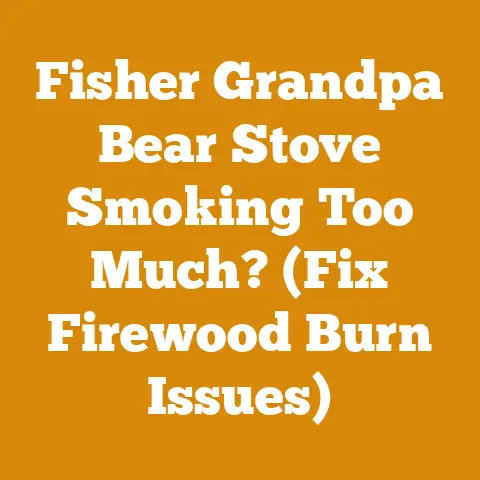 Fisher Grandpa Bear Stove Smoking Too Much? (Fix Firewood Burn Issues)