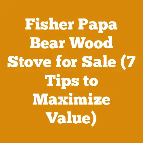 Fisher Papa Bear Wood Stove for Sale (7 Tips to Maximize Value)