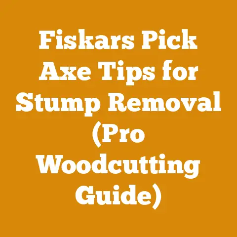 Fiskars Pick Axe Tips for Stump Removal (Pro Woodcutting Guide)