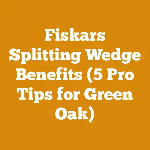 Fiskars Splitting Wedge Benefits (5 Pro Tips for Green Oak)