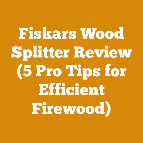 Fiskars Wood Splitter Review (5 Pro Tips for Efficient Firewood)