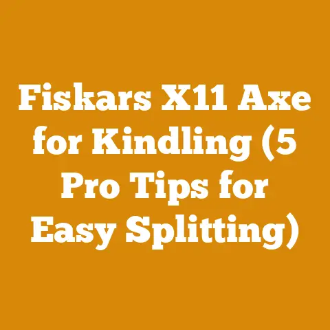 Fiskars X11 Axe for Kindling (5 Pro Tips for Easy Splitting)