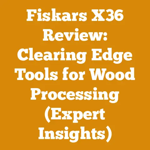 Fiskars X36 Review: Clearing Edge Tools for Wood Processing (Expert Insights)