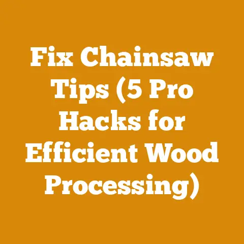 Fix Chainsaw Tips (5 Pro Hacks for Efficient Wood Processing)