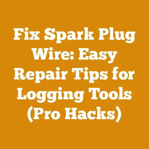Fix Spark Plug Wire: Easy Repair Tips for Logging Tools (Pro Hacks)