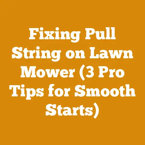 Fixing Pull String on Lawn Mower (3 Pro Tips for Smooth Starts)