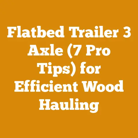 Flatbed Trailer 3 Axle (7 Pro Tips) for Efficient Wood Hauling