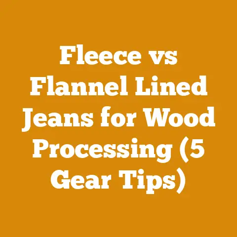 Fleece vs Flannel Lined Jeans for Wood Processing (5 Gear Tips)