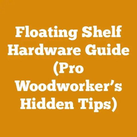 Floating Shelf Hardware Guide (Pro Woodworker’s Hidden Tips)