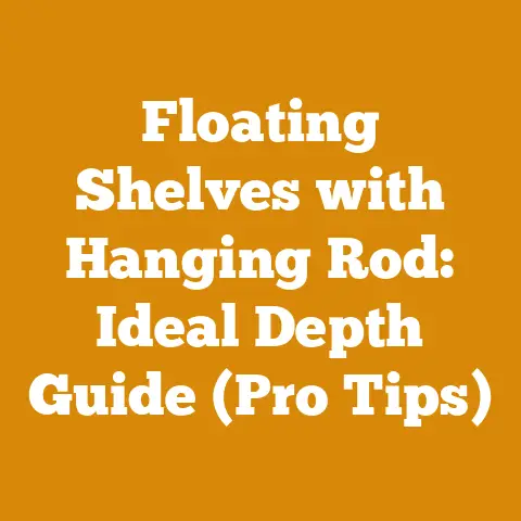 Floating Shelves with Hanging Rod: Ideal Depth Guide (Pro Tips)