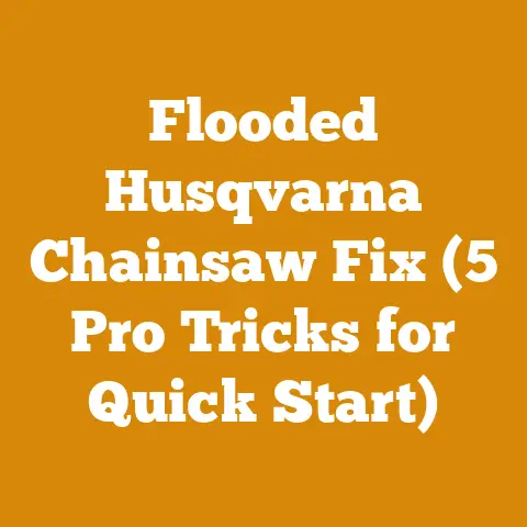 Flooded Husqvarna Chainsaw Fix (5 Pro Tricks for Quick Start)