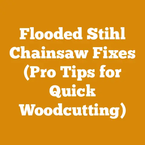 Flooded Stihl Chainsaw Fixes (Pro Tips for Quick Woodcutting)